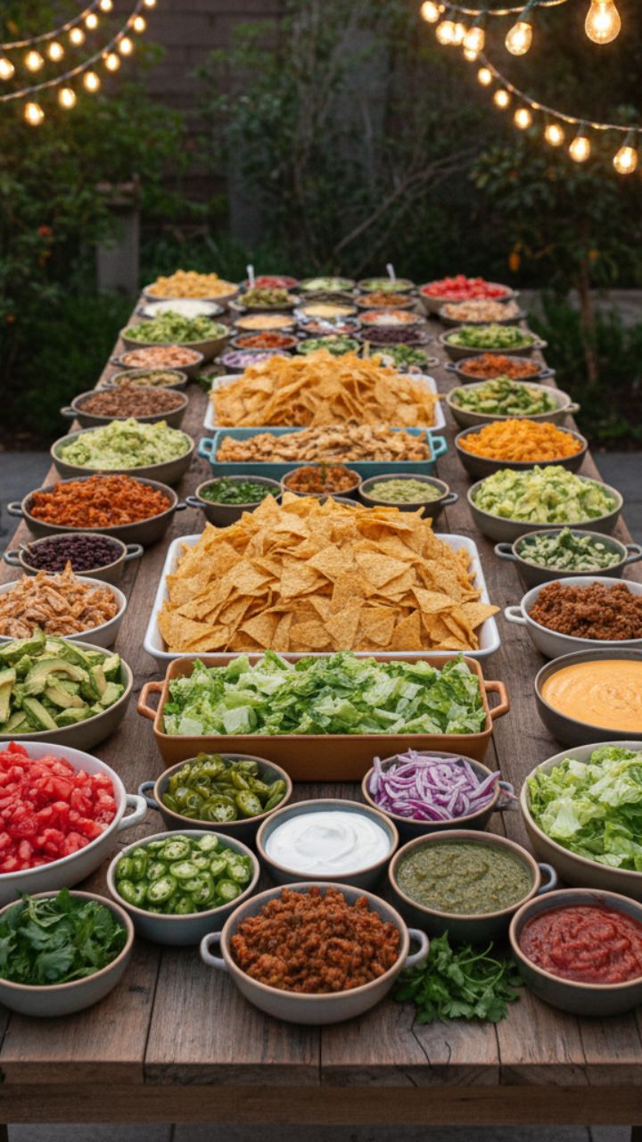 Mesa con cocina local